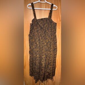 Ava & Viv Black and Gold Textured Top